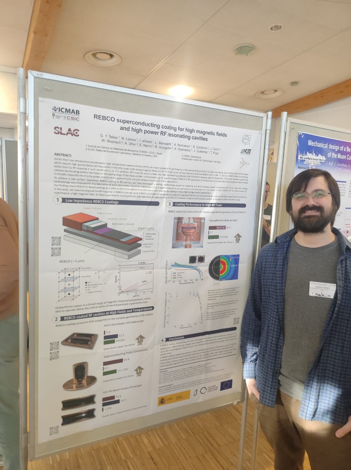 Congratulations to Guilherme for the Best Poster Delivery at MuCol