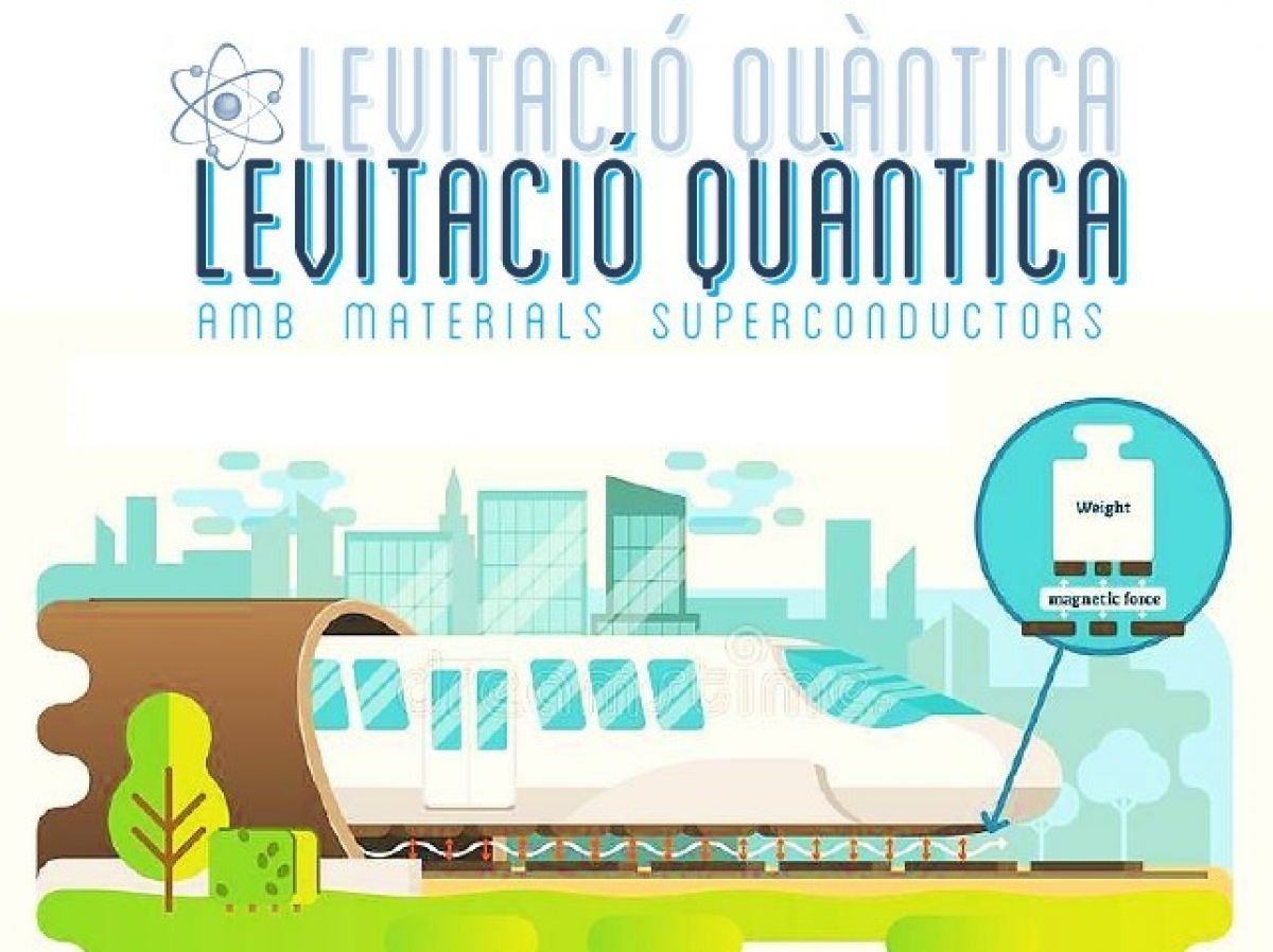 "Levitació quàntica amb materials superconductors" in Sant Celoni